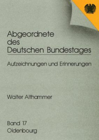 Abgeordnete des Deutschen Bundestages, Band 16, Walter Althammer