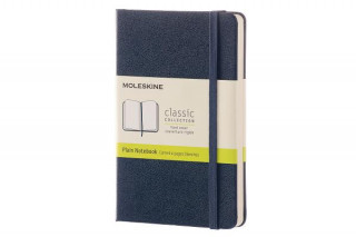 Moleskine Sapphire Blue Pocket Plain Notebook Hard