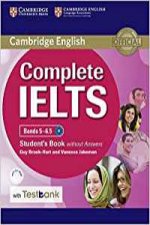 Complete IELTS Bands 5-6.5 Student's Book without Answers with CD-ROM with Testbank