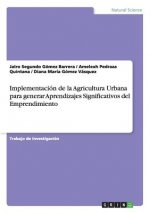Implementacion de la Agricultura Urbana para generar Aprendizajes Significativos del Emprendimiento