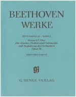 Beethoven, Ludwig van - Konzert C-dur op. 56 für Klavier, Violine und Violoncello mit Begleitung des Orchesters (Tripelkonzert)