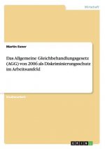 Das Allgemeine Gleichbehandlungsgesetz (AGG) von 2006 als Diskriminierungsschutz im Arbeitsumfeld