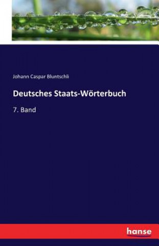 Deutsches Staats-Woerterbuch