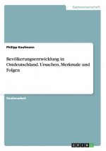 Bevölkerungsentwicklung in Ostdeutschland. Ursachen, Merkmale und Folgen