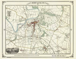 Bishop Auckland 1858 Map