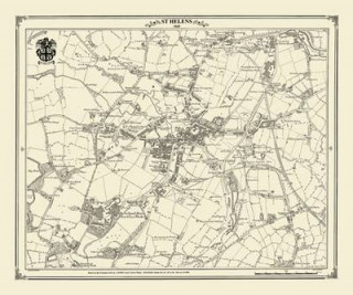 St Helens 1849 Map