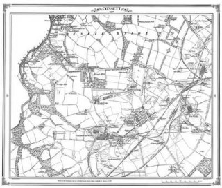 Consett 1857 Map