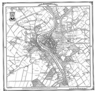 Dumfries 1858 Map