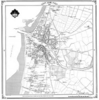 Ayr 1854 Map
