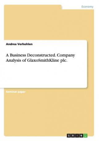 Business Deconstructed. Company Analysis of GlaxoSmithKline plc.