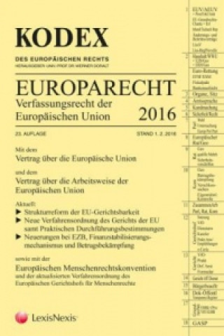 KODEX EU-Verfassungsrecht (Europarecht) 2016