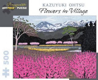 Kazuyuki Ohtsu  Flowers in Village 500 Piece Jigsaw Puzzle