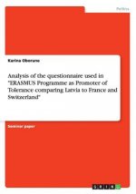 Analysis of the questionnaire used in 