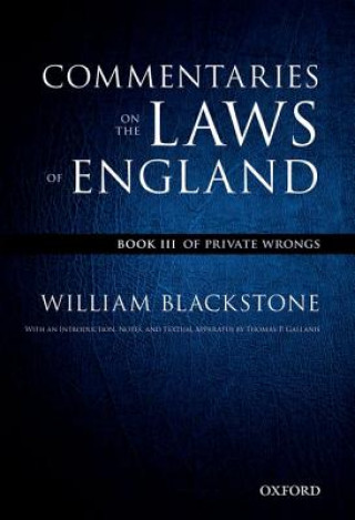 Oxford Edition of Blackstone's: Commentaries on the Laws of England