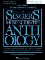 Singer's Musical Theatre Anthology
