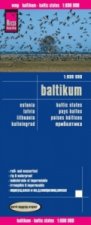 Reise Know-How Landkarte Baltikum / Baltic States / Pays Baltes: Estland, Lettland, Litauen und Region Kaliningrad