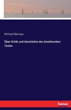 UEber Kritik und Geschichte des Goetheschen Textes