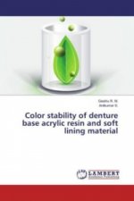 Color stability of denture base acrylic resin and soft lining material