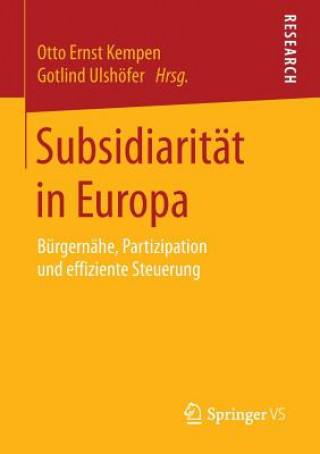 Subsidiaritat in Europa