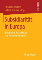 Subsidiaritat in Europa