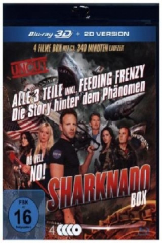Sharknado 1-3, 3 Blu-ray + 1 DVD (Deluxe-Box-Edition)