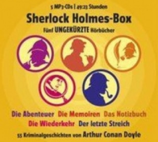 Sherlock Holmes Box, 5 MP3-CDs