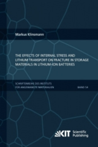 The Effects of Internal Stress and Lithium Transport on Fracture in Storage Materials in Lithium-Ion Batteries