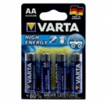 Batterie Varta Alkaline High Energy LR6 AA Mignon, 1,5 V, 4er