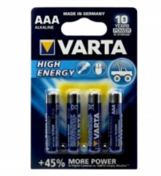 Batterie Varta Alkaline High Energy LR03 AAA Micro, 1,5 V, 4er