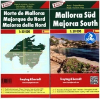 Mallorca Road Map, 2 Sheets with Guide 1:50 000