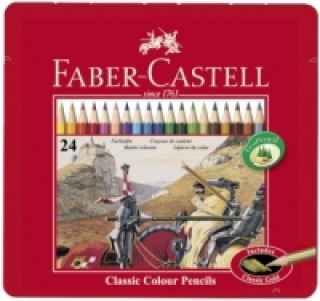 FABER CASTELL COLOURING PENCILS TIN OF 2