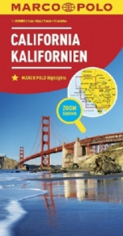 MARCO POLO Länderkarte Kalifornien 1:800 000