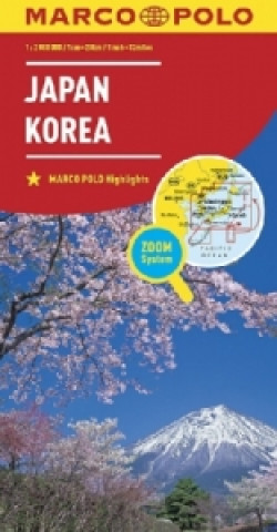 MARCO POLO Kontinentalkarte Japan, Korea 1:2.000.000
