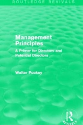 Management Principles (Routledge Revivals)