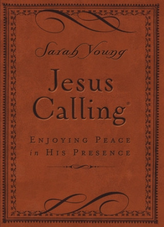 Jesus Calling, Small Brown Leathersoft, with Scripture References