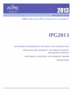 2013 Proceedings of the ASME 2013 International Pipeline Geotechnical Conference (IPG2013)