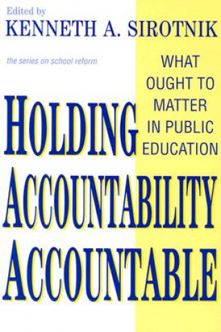 Holding Accountability Accountable