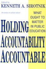 Holding Accountability Accountable
