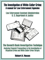 Investigation of White-Collar Crime