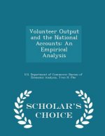 Volunteer Output and the National Accounts
