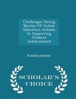 Challenges Facing Bureau of Indian Education Schools in Improving Student Achievement - Scholar's Choice Edition