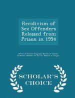 Recidivism of Sex Offenders Released from Prison in 1994 - Scholar's Choice Edition