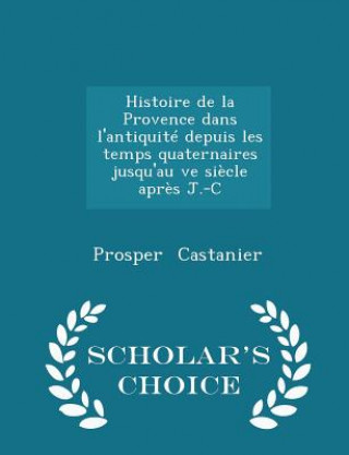 Histoire de La Provence Dans L'Antiquite Depuis Les Temps Quaternaires Jusqu'au Ve Siecle Apres J.-C - Scholar's Choice Edition