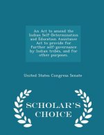 ACT to Amend the Indian Self-Determination and Education Assistance ACT to Provide for Further Self-Governance by Indian Tribes, and for Other Purpose