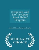 Citigroup and the Troubled Asset Relief Program - Scholar's Choice Edition