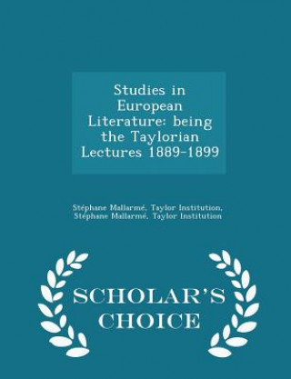 Studies in European Literature