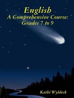 English - A Comprehensive Course: Grades 7 to 9