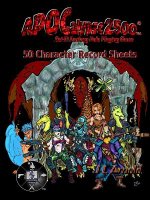 APOCalypse 2500 50 Character Record Sheets
