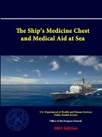 Ship's Medicine Chest and Medical Aid at Sea