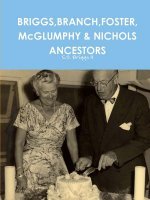 Briggs,Branch,Foster, Mcglumphy & Nichols Ancestors